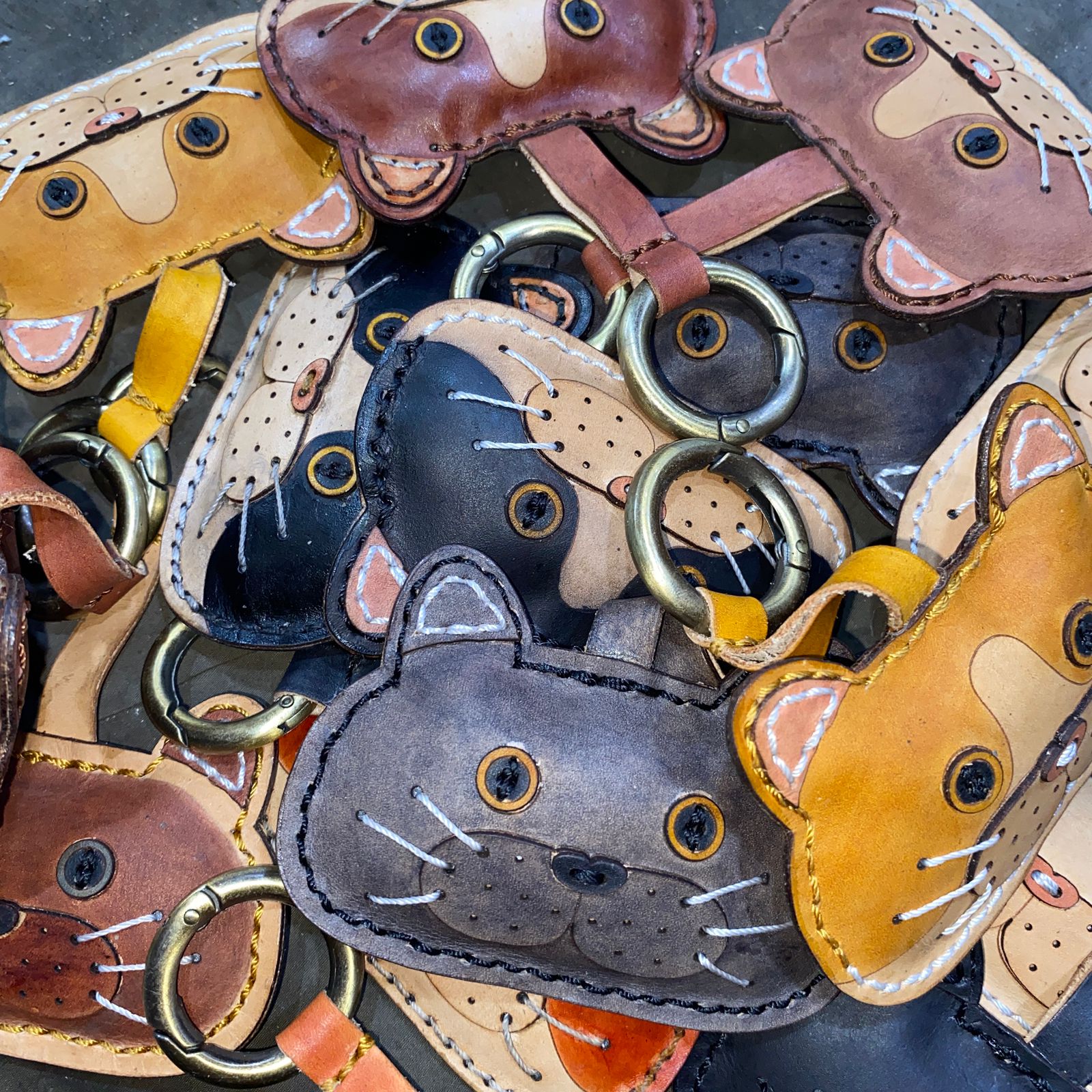 Cats Charm Bag